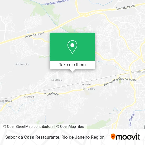 Sabor da Casa Restaurante map
