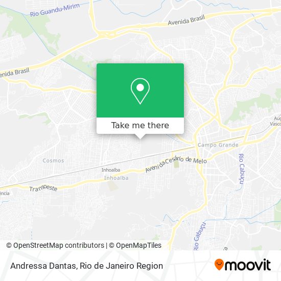 Mapa Andressa Dantas