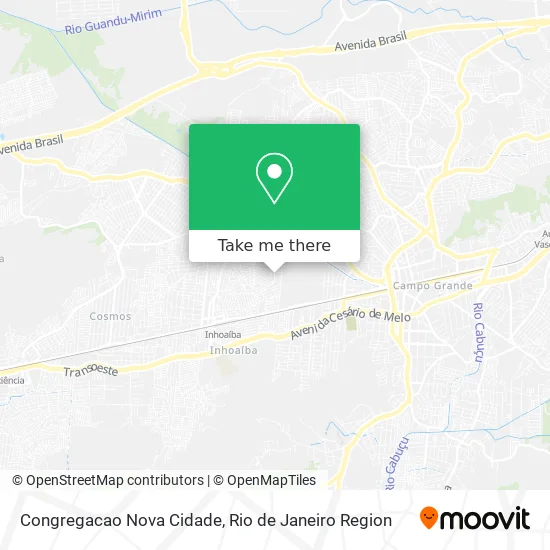 Congregacao Nova Cidade map