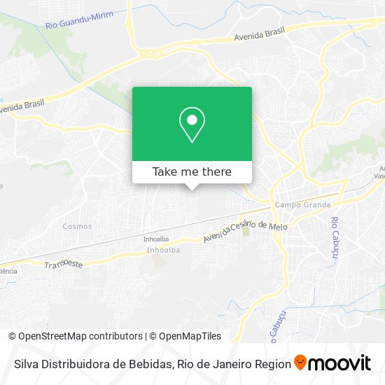 Silva Distribuidora de Bebidas map