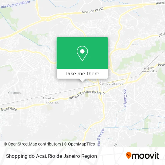 Shopping do Acai map