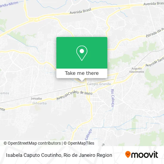Isabela Caputo Coutinho map