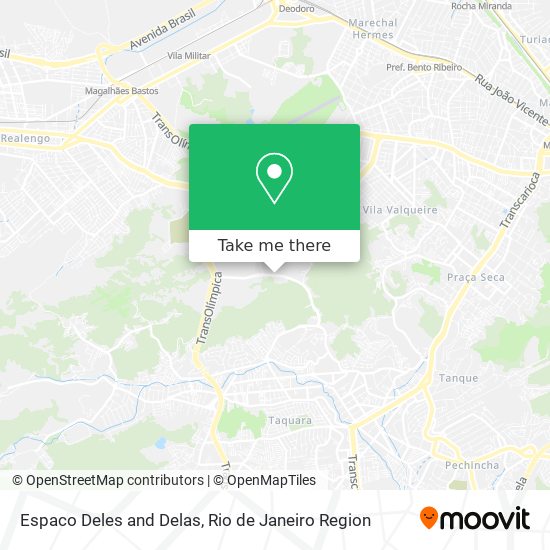 Espaco Deles and Delas map