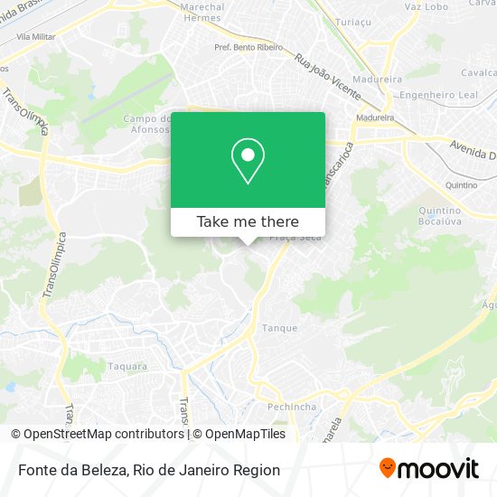 Fonte da Beleza map