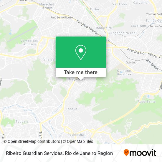 Ribeiro Guardian Services map