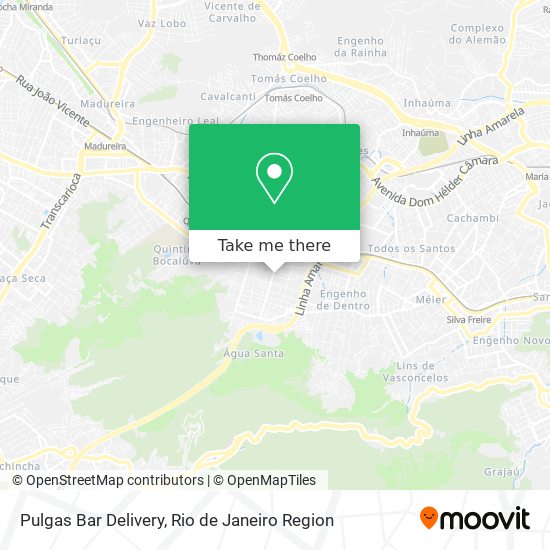 Pulgas Bar Delivery map