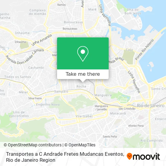 Transportes a C Andrade Fretes Mudancas Eventos map