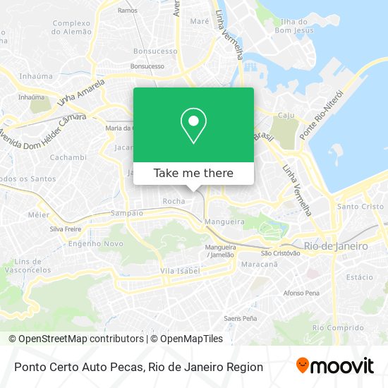 Ponto Certo Auto Pecas map