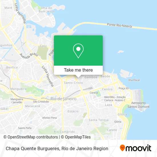 Chapa Quente Burgueres map