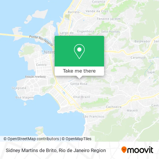 Sidney Martins de Brito map