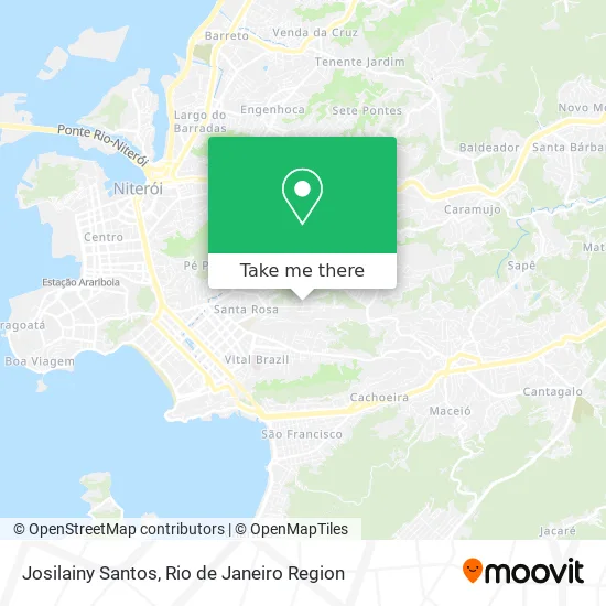 Josilainy Santos map