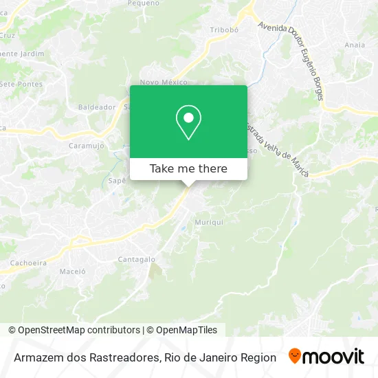 Armazem dos Rastreadores map