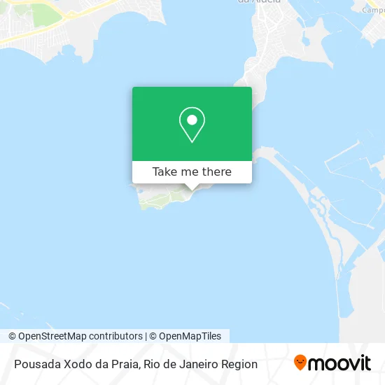 Pousada Xodo da Praia map