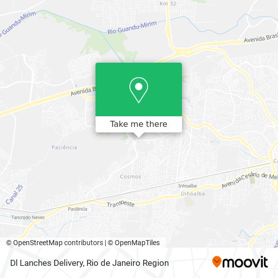 Mapa Dl Lanches Delivery