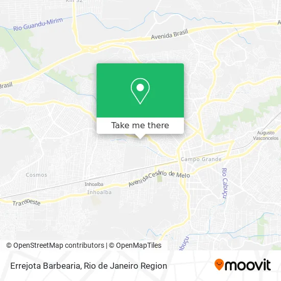 Errejota Barbearia map