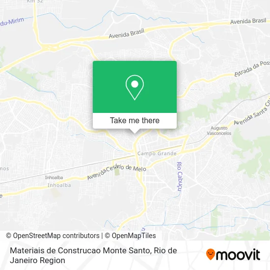Materiais de Construcao Monte Santo map