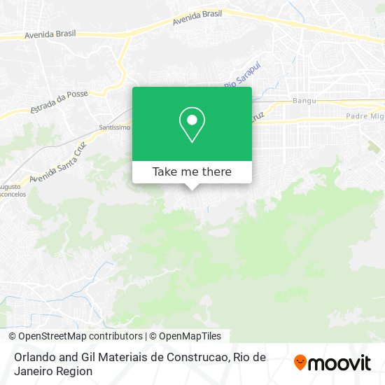 Orlando and Gil Materiais de Construcao map
