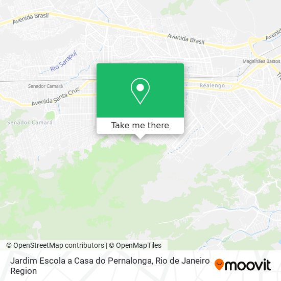Mapa Jardim Escola a Casa do Pernalonga
