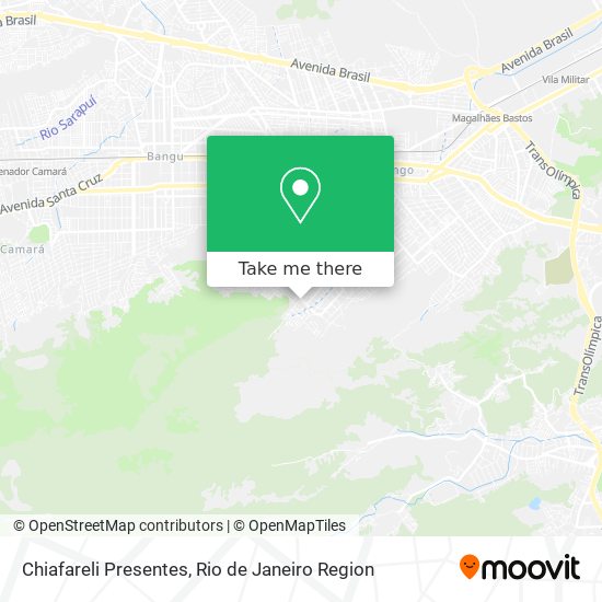 Chiafareli Presentes map