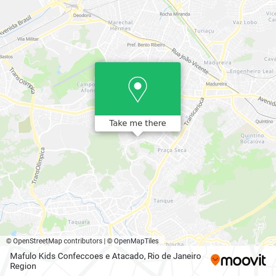 Mapa Mafulo Kids Confeccoes e Atacado