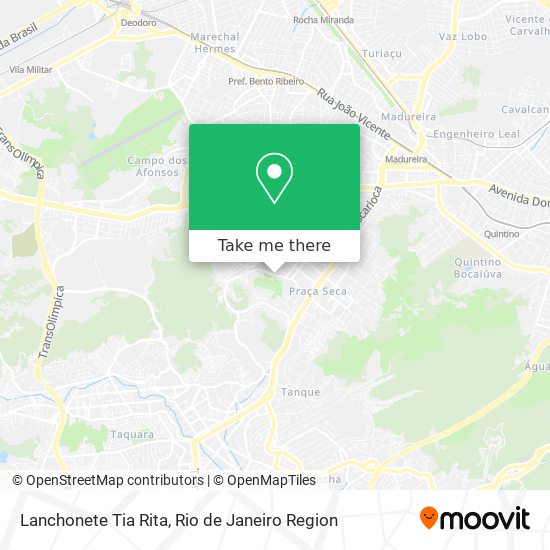 Lanchonete Tia Rita map
