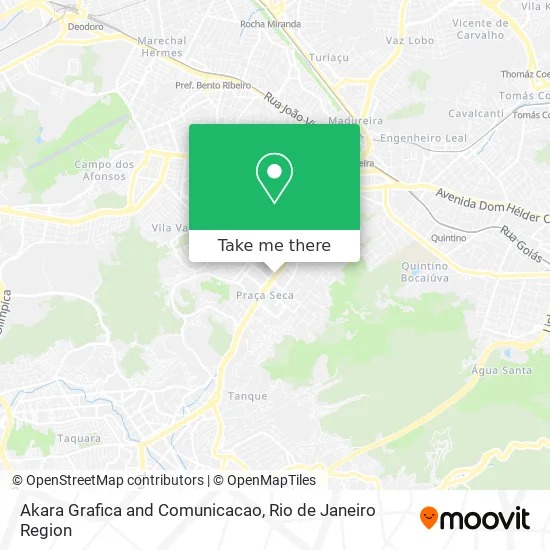 Akara Grafica and Comunicacao map