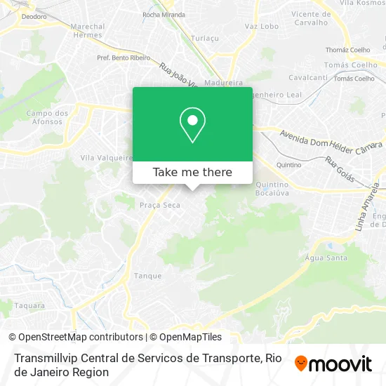 Transmillvip Central de Servicos de Transporte map