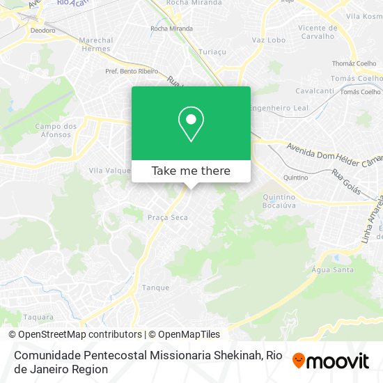 Comunidade Pentecostal Missionaria Shekinah map