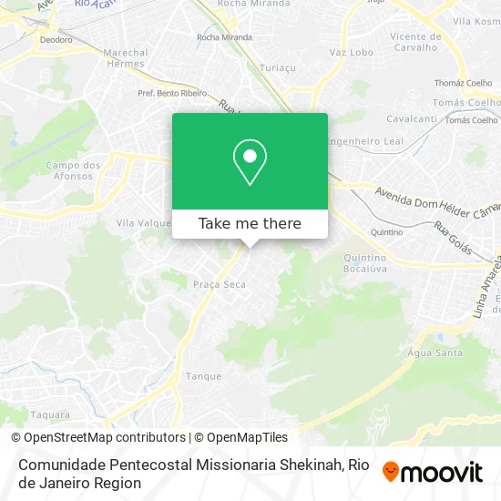 Comunidade Pentecostal Missionaria Shekinah map