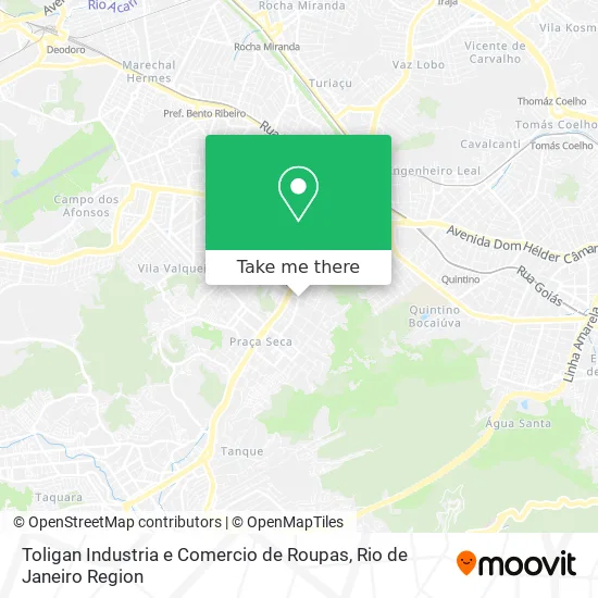Toligan Industria e Comercio de Roupas map