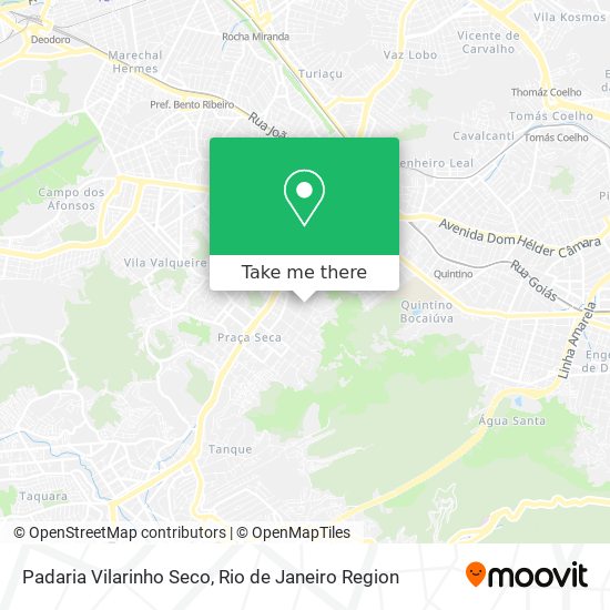 Padaria Vilarinho Seco map