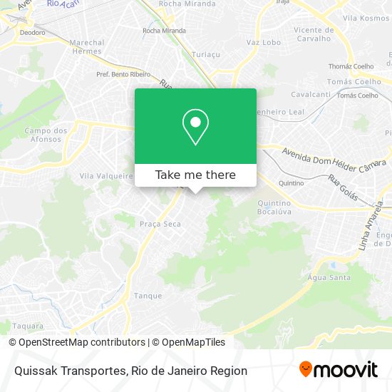 Quissak Transportes map