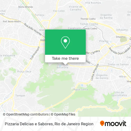Pizzaria Delicias e Sabores map