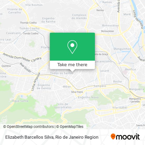 Elizabeth Barcellos Silva map