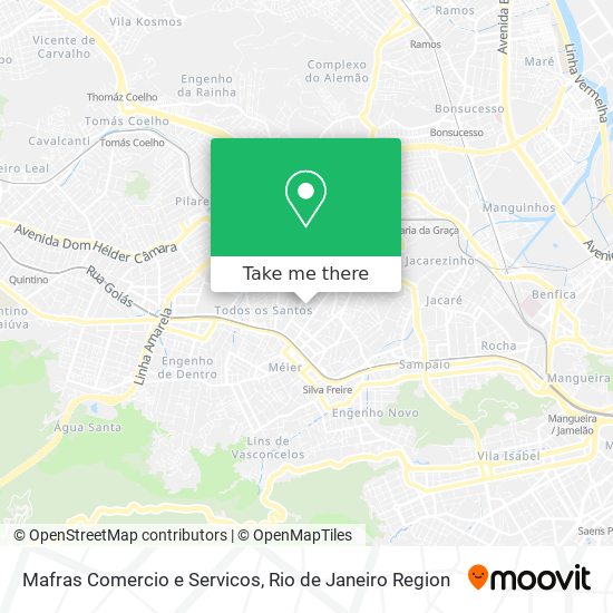 Mapa Mafras Comercio e Servicos