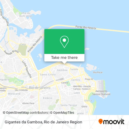 Gigantes da Gamboa map