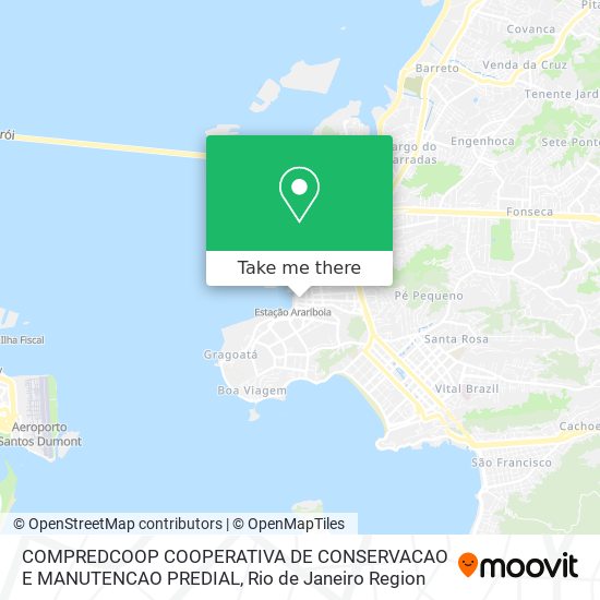 Mapa COMPREDCOOP COOPERATIVA DE CONSERVACAO E MANUTENCAO PREDIAL