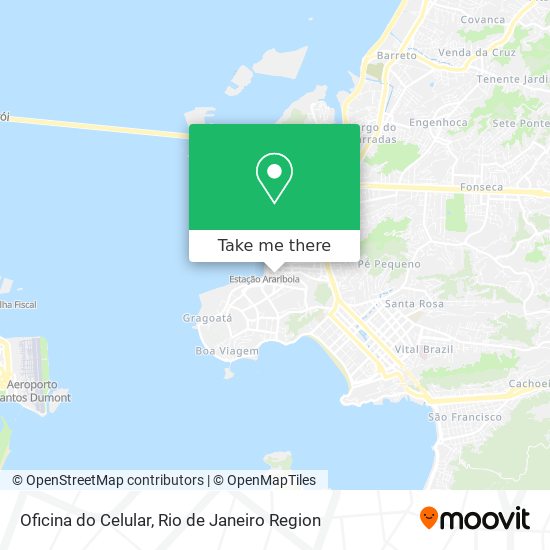 Oficina do Celular map