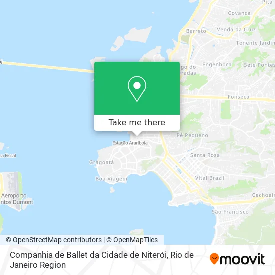 Companhia de Ballet da Cidade de Niterói map