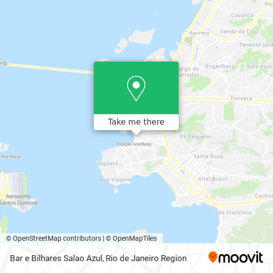 Bar e Bilhares Salao Azul map