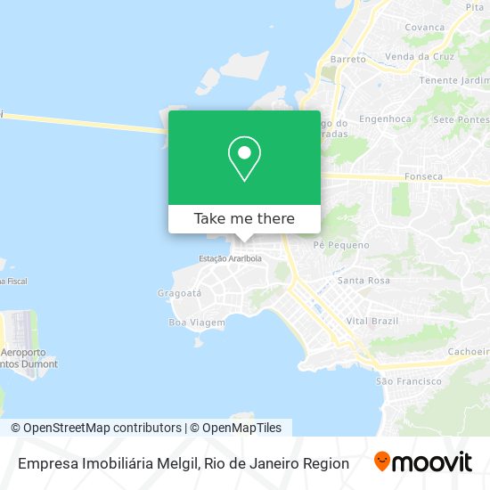 Mapa Empresa Imobiliária Melgil