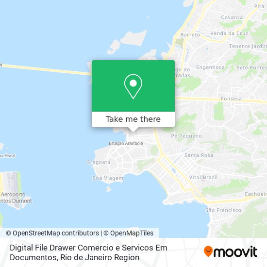 Mapa Digital File Drawer Comercio e Servicos Em Documentos