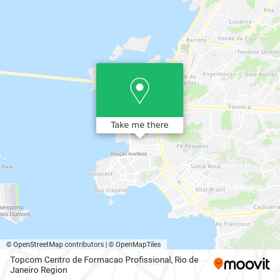 Topcom Centro de Formacao Profissional map