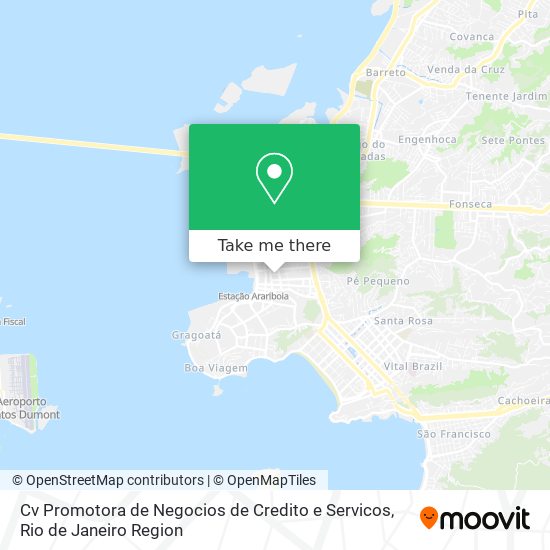 Mapa Cv Promotora de Negocios de Credito e Servicos