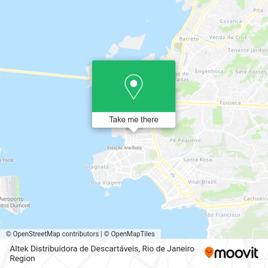 Altek Distribuidora de Descartáveis map