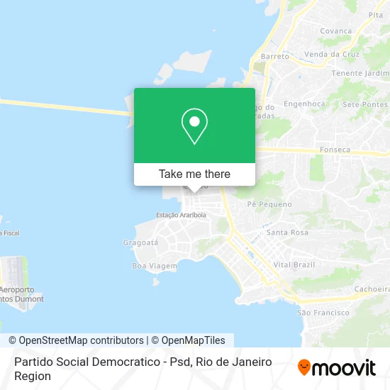 Partido Social Democratico - Psd map
