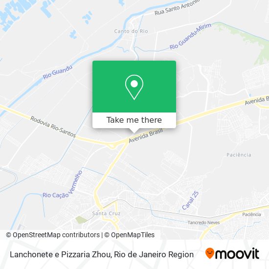 Lanchonete e Pizzaria Zhou map