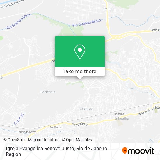 Igreja Evangelica Renovo Justo map