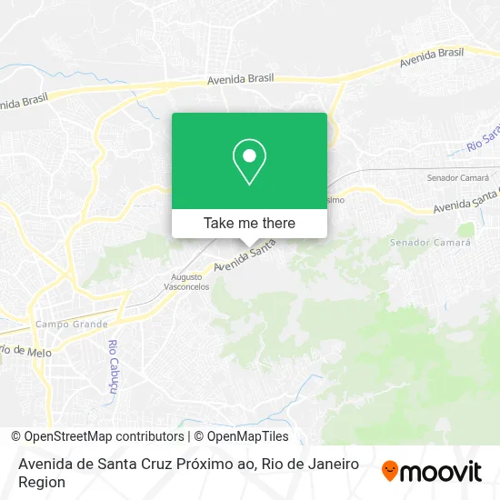 Avenida de Santa Cruz Próximo ao map