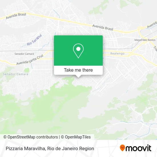 Pizzaria Maravilha map